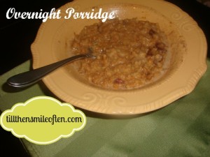 Overnight Porridge