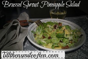 Brussel Sprout Pineapple Salad