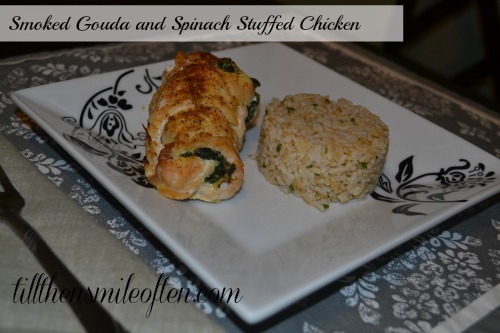 Smoked Gouda and Spinach Stuffed Chicken