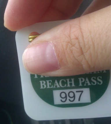 beach tag