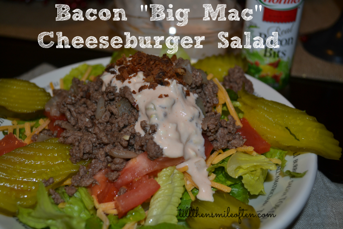 Bacon "Big Mac" Cheeseburger Salad