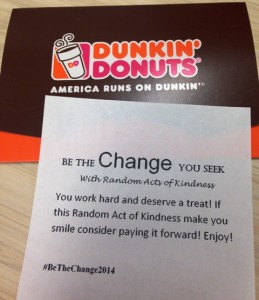 Be The Change - Random Acts of Kindness