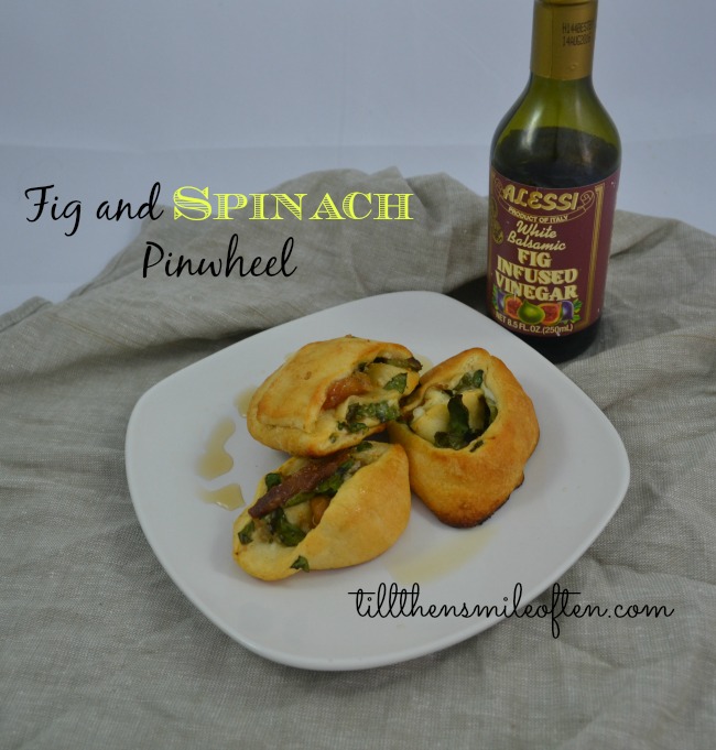 Fig and Spinach Pinwheel
