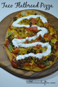 Taco Flatbread Pizza